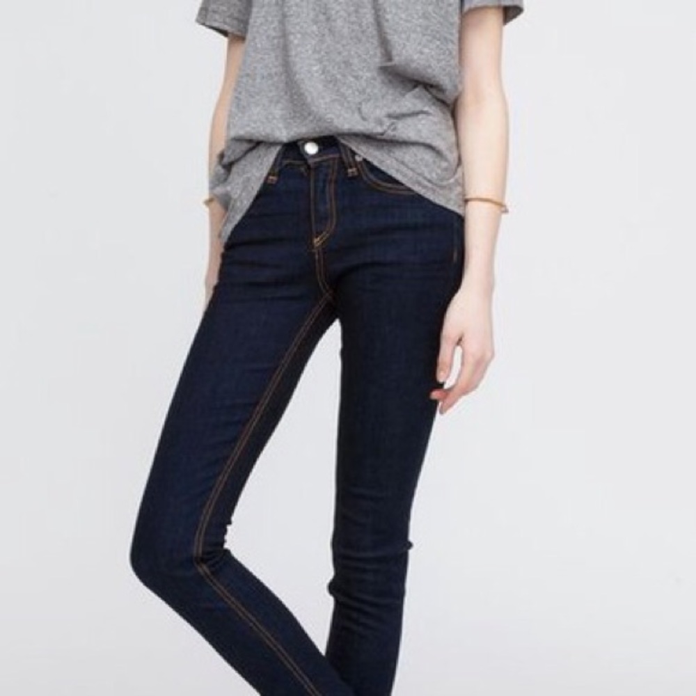🌸EUC🌸Rag&Bone High Rise Skinny Jeans in Heather